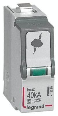 Legrand 412299 Plug-in Schutzmodul für ÜSS-Ableiter Typ 2 Imax 40kA