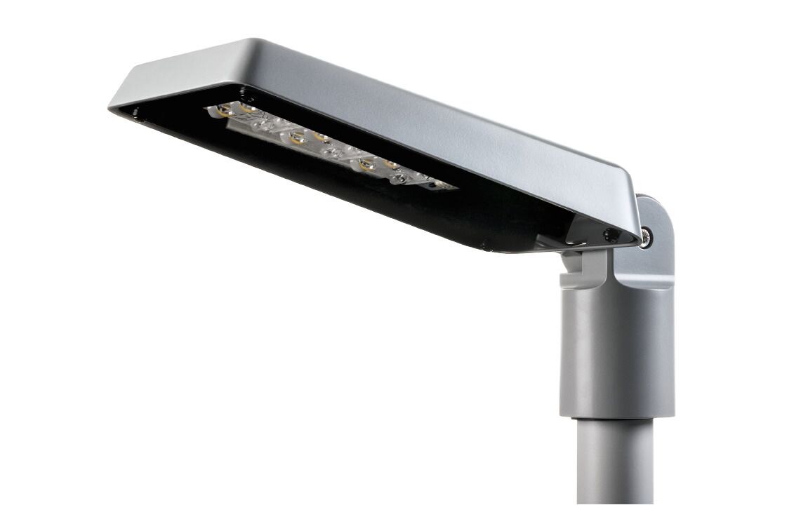 SG Leuchten SG LEUCHTEN LED-Aufsatzleuchte 35W 3000K FENES 212632 42-60mm 3790lm grau Konverter Aluminium