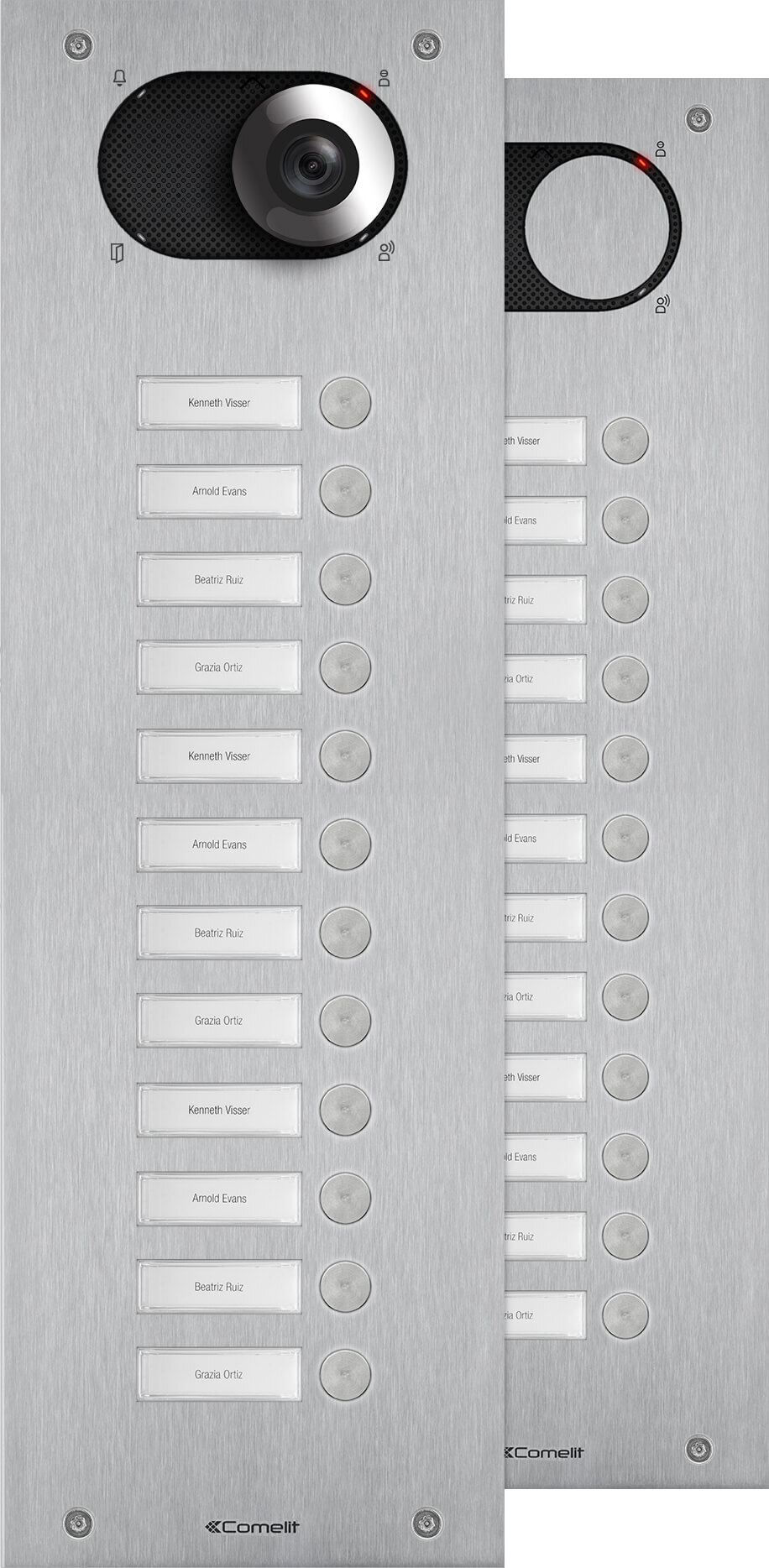 Comelit Comelit Group Frontplatte Switch 12 Teiln. 1-reih V4A IX0112