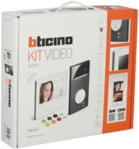 BTicino 363910 Flex'ONE Video-Set mit Tür- station LINEA3000Black+CLASSE300 X13E