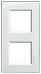 BTicino LNA4802M2KA LivingLight Abdeckrahmen 2-fach 2+2M Aquamarin