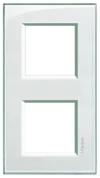 BTicino LNA4802M2KA LivingLight Abdeckrahmen 2-fach 2+2M Aquamarin