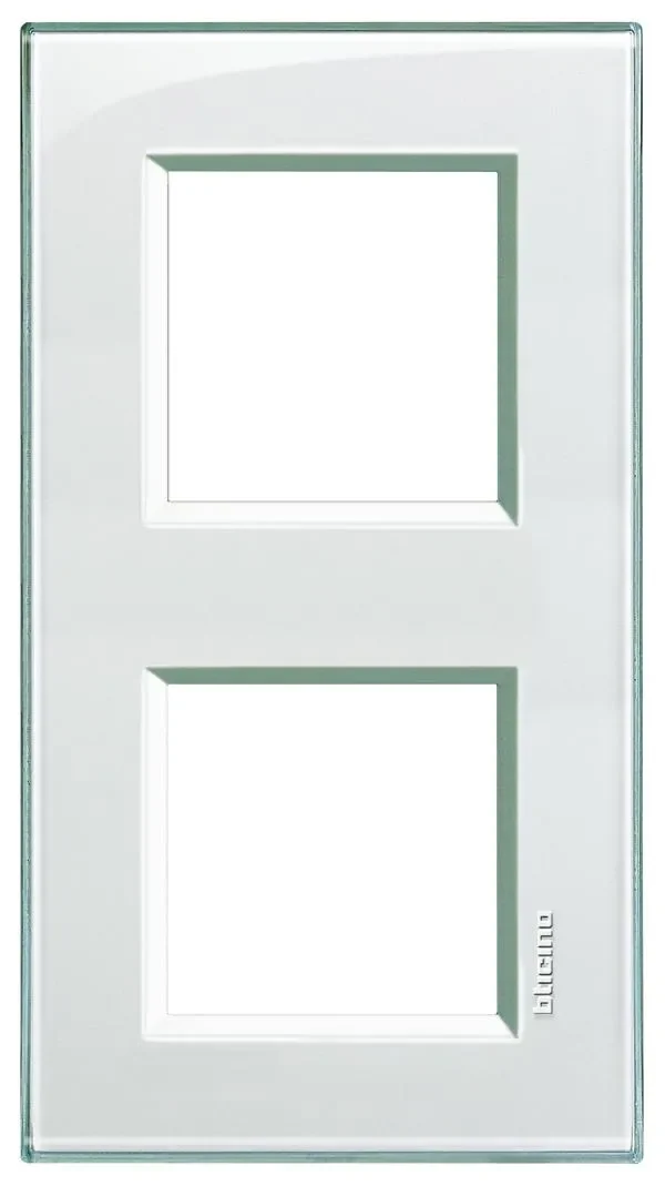 BTicino LNA4802M2KA LivingLight Abdeckrahmen 2-fach 2+2M Aquamarin