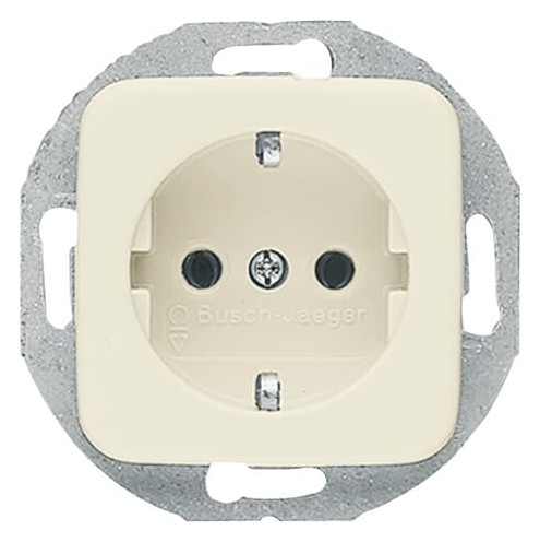 Busch-Jaeger Busch-Jaeger Steckdose 1-fach weiß glänzend Unterputz IP20 Duro 2000 SI 20 EUCRD-212