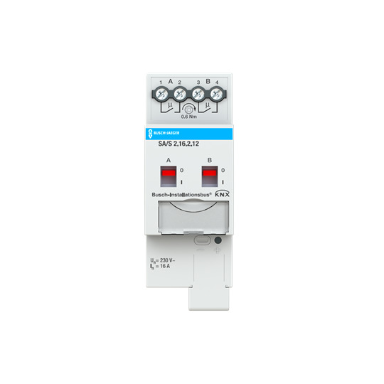 Busch-Jaeger Busch-Jaeger Binärausgang 16A Reiheneinbaugerät, KNX SA/S2.16.2.12