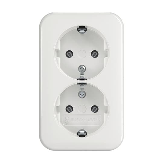 Busch-Jaeger Busch-Jaeger SCHUKO-Doppelsteckdose 202 EAP/11W