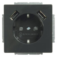Busch-Jaeger SCHUKO-2x USB Steckdose 20 EUCB2USB-81