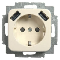 Busch-Jaeger SCHUKO-2x USB Steckdose 20 EUCB2USB-212