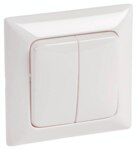Legrand 776162 Wippe Serie volle Platte Creo ultraweiß