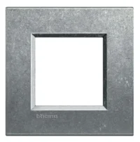 BTicino LNA4802NA LivingLight Abdeckrahmen 4-fach 2+2+2+2M Aluminium Natur