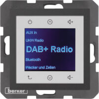 Berker 29841606 Radio Touch Unterputz DAB+B.x anthrazit