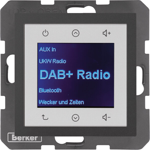 Berker Berker 29841606 Radio Touch Unterputz DAB+B.x anthrazit