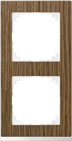Merten Merten Decor-Rahmen 2-fach Eiche/aktivweiß MEG4020-3674