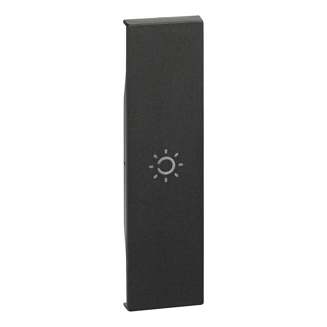 Legrand BTicino KG01A LivingNow 1M Tasten- abdeckung mit Symbol Licht Black