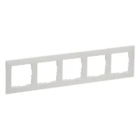 Legrand 765575 SEANO 5-fach Rahmen in der Farbausführung Perlmutt lackiert