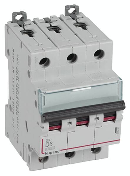 Legrand Legrand 409495 DX3 LS-Schalter D 6A 3-polig 10kA 400VAC 3TE
