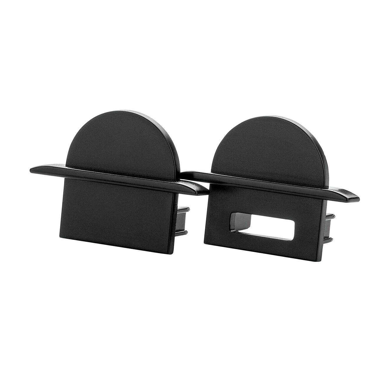 SG Leuchten SG LEUCHTEN Endkappe schwarz Kunststoff L24mm H12mm 391463