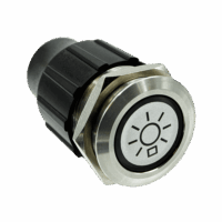 DoorBird D21x Runder Lichttaster