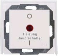 Kopp 699729080 ATHENIS Heizungshauptschalter mit Aufdruck