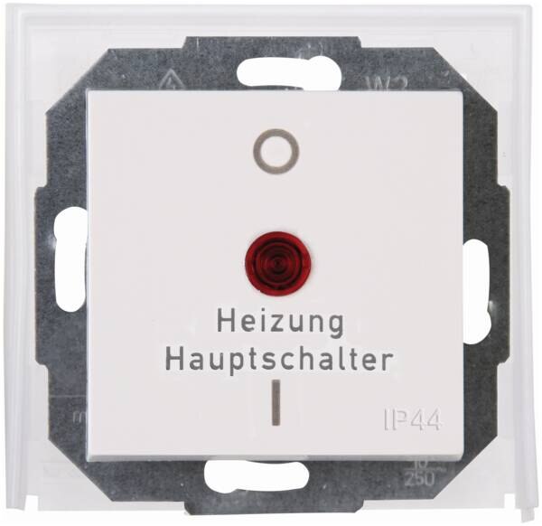 Kopp 699729080 ATHENIS Heizungshauptschalter mit Aufdruck