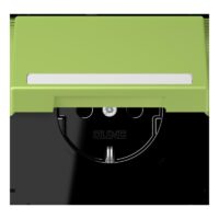 Jung LC1520BFNAKL221 SCHUKO-SteckdoseKI mit Klappdeckel mit S