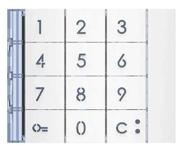 Legrand BTicino 353002 Frontblende Zehner- tastatur Allwhite