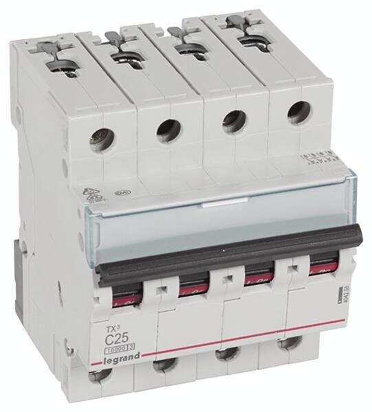 Legrand Legrand 404258 TX3 LS-Schalter C 25A 4-polig 10kA 400VAC 4TE