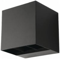 SG LEUCHTEN LED-Up/Down Leuchte 8W 2700K ARTES 641706 340lm schwarz Konverter