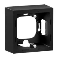 Legrand 765398 SEANO APgehäuse 1-fach in der Farbausführung Schwarz lackiert