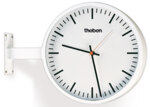 Theben Wanduhr, doppelseitig Strichziffern OSIRIA 242 SR-EIB