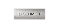 DoorBird D11x Namensschild für eine Ruftaste, individuelle Gravur – Edelstahl V4A