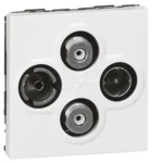 Legrand 078794 TV-R-SAT-SAT Anschlussdose 2-modulig Mosaic ultaweiß
