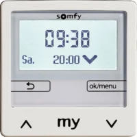 Somfy Chronis Smoove IB+ Pure White ohne Rahmen 1805284