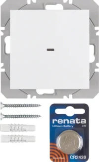 Berker KNX-Funk Wandsender 1-fach polarweiß matt 85655288