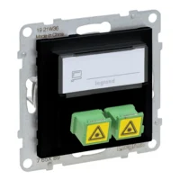 Legrand 765389 SEANO SC/APC Monomode Glasfaser-Steckdose 2 Glasfaserkabeln,