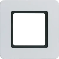 Berker Rahmen 1-fach aluminium LED-Beleuchtung 10116174