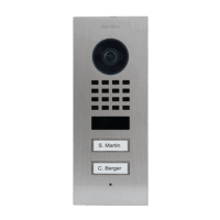 DoorBird D1102V Unterputz IP Video Türsprechanlage – Edelstahl V2A