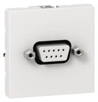 Legrand 078765 D-Sub 9polig 2-modulig Mosaic ultraweiß