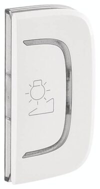 Legrand 755464 Wippe BUS/SCS mit Symbol Licht reg. 1M rechts Valena Allure ultraweiß