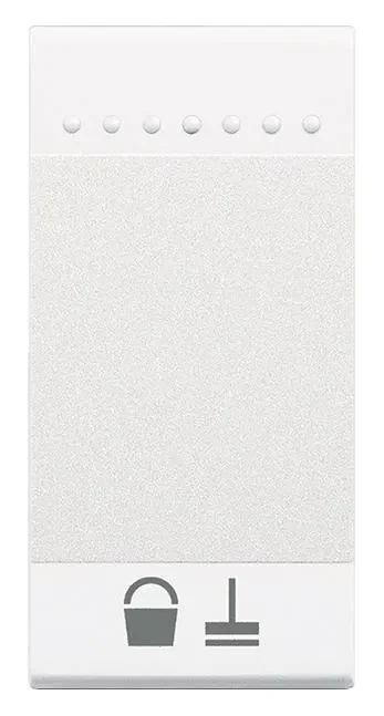 BTicino N4915MR LivingLight Symbolwippe 1M ZIMMER REINIGEN Weiß