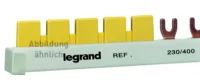 Legrand 004990 Endkappe für Gabelkamm- schienen 3-polig f.004910/14/18/35