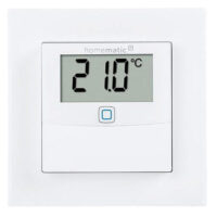 Bild vom Produkt: Homematic IP Smart Home Luftfeuchtigkeits- und Temperatursensor mit Display, innen, HmIP-STHD