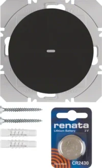 Berker KNX-Funk Wandsender 1-fach schwarz glänzend 85655231