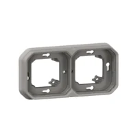 Legrand 069683L Plexo New FRUP 2-fach Tragring horizontal und vertikal in der