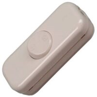 Kopp 193601008 Schnurzwischenschalter 2-polig Wippenausschalter 250V 10A arktis-