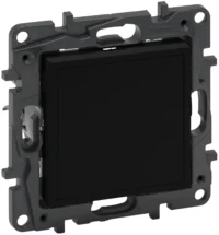 Legrand 864579 Mosaic Adapter/ Blindabdeckung Niloe Step schwarz