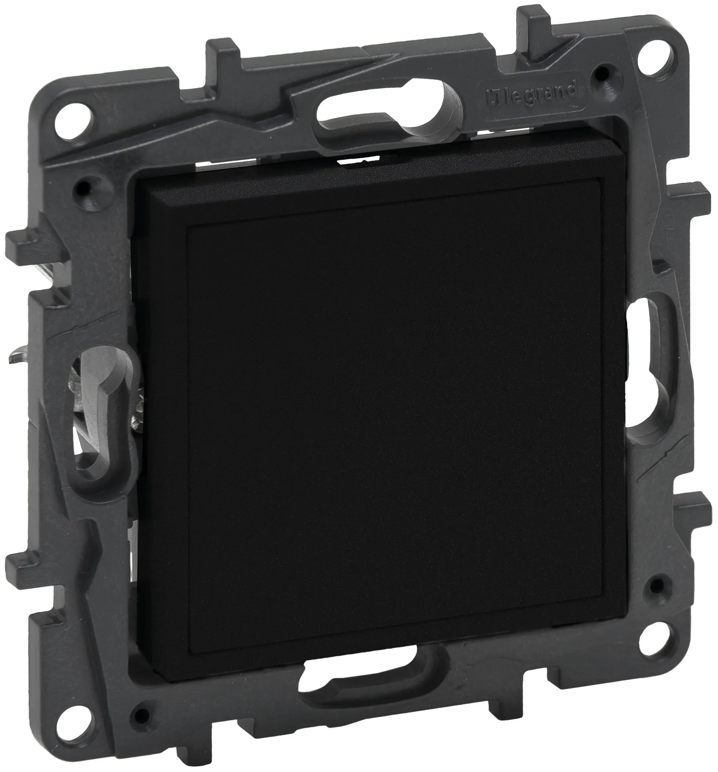 Legrand Legrand 864579 Mosaic Adapter/ Blindabdeckung Niloe Step schwarz