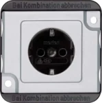 Merten SCHUKO-Steckdose mattsilber MEG2300-7060