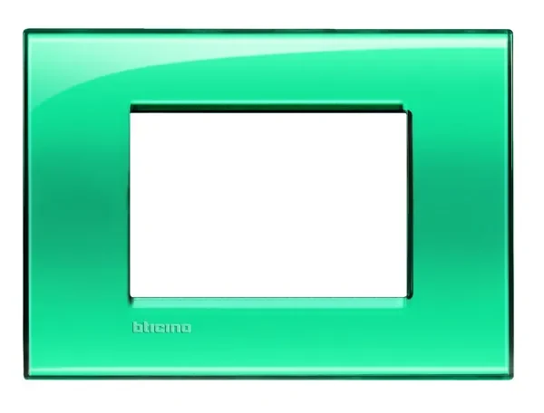 BTicino LNA4803VD LivingLight Abdeck- rahmen für Kompaktinstallation 3M Grün