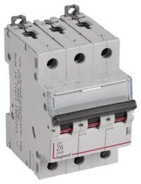 Legrand 409922 DX3 LS-Schalter Z 6A 3-polig 25kA 400VAC 3TE